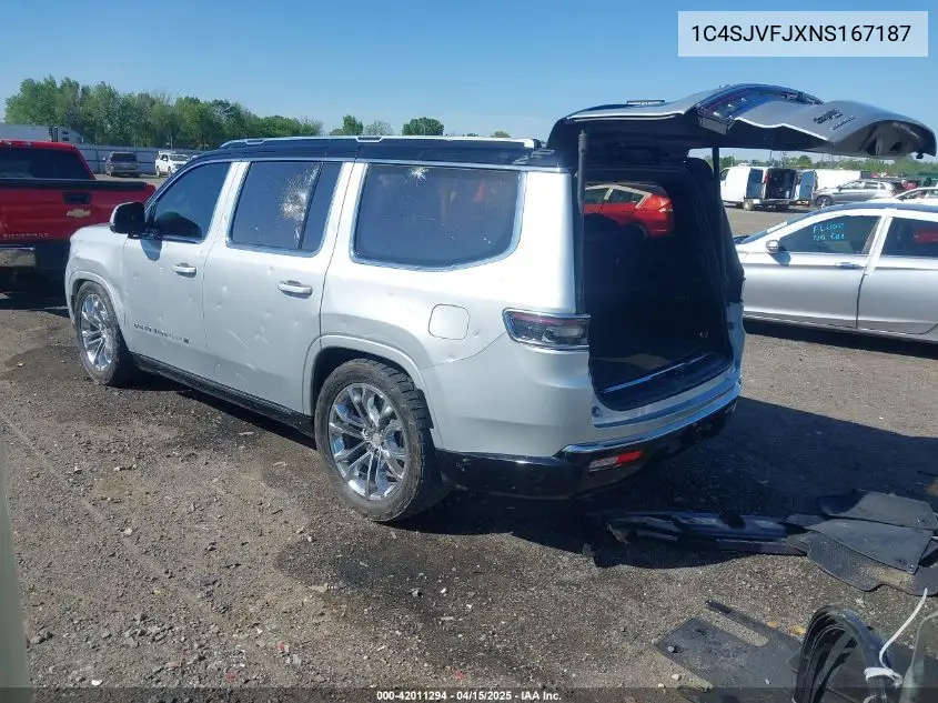 2022 Jeep Grand Wagoneer Series Ii 4X4 VIN: 1C4SJVFJXNS167187 Lot: 42011294