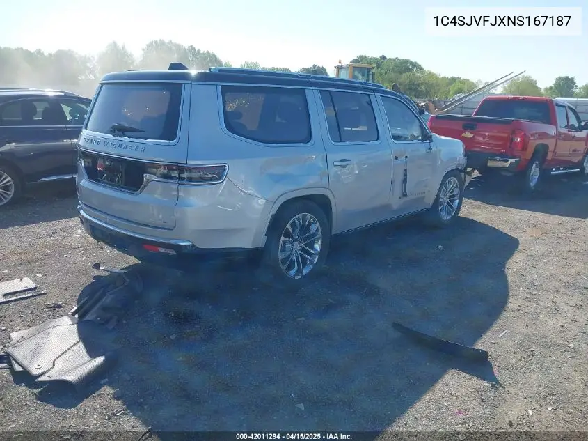 2022 Jeep Grand Wagoneer Series Ii 4X4 VIN: 1C4SJVFJXNS167187 Lot: 42011294