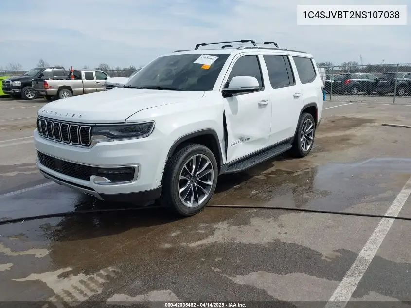 2022 Jeep Wagoneer Series Ii 4X4 VIN: 1C4SJVBT2NS107038 Lot: 42035482