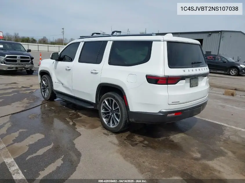 2022 Jeep Wagoneer Series Ii 4X4 VIN: 1C4SJVBT2NS107038 Lot: 42035482