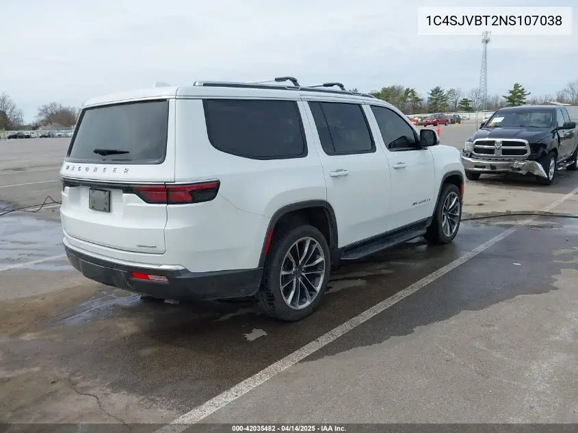 2022 Jeep Wagoneer Series Ii 4X4 VIN: 1C4SJVBT2NS107038 Lot: 42035482