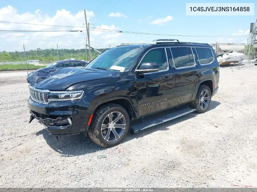2022 Jeep Grand Wagoneer Series I 4X4 VIN: 1C4SJVEJ3NS164858 Lot: 42220834