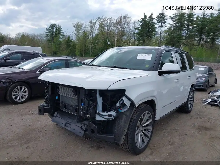2022 Jeep Grand Wagoneer Series I 4X4 VIN: 1C4SJVEJ4NS123980 Lot: 42232770