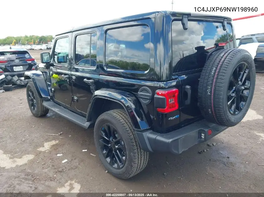 2022 Jeep Wrangler 4Xe Unlimited Sahara 4X4 VIN: 1C4JJXP69NW198960 Lot: 42255807