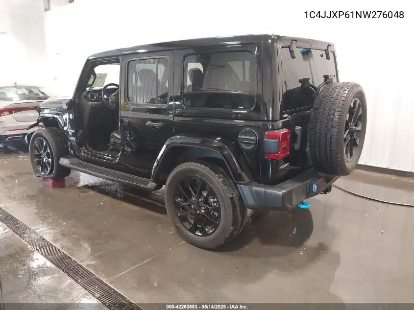 2022 Jeep Wrangler 4Xe Unlimited Sahara 4X4 VIN: 1C4JJXP61NW276048 Lot: 42263553