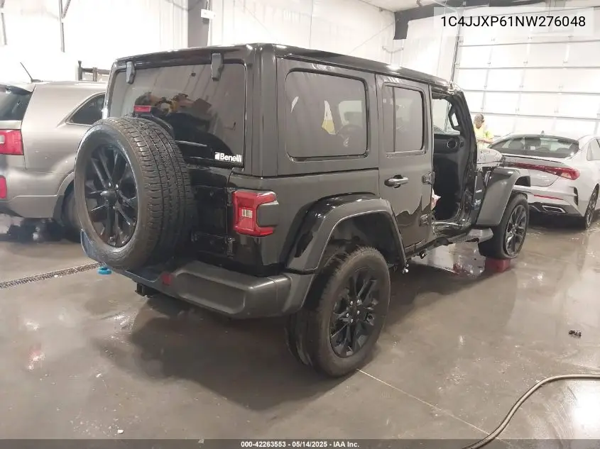 2022 Jeep Wrangler 4Xe Unlimited Sahara 4X4 VIN: 1C4JJXP61NW276048 Lot: 42263553