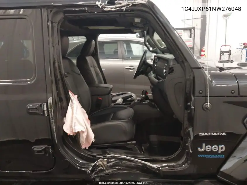 2022 Jeep Wrangler 4Xe Unlimited Sahara 4X4 VIN: 1C4JJXP61NW276048 Lot: 42263553