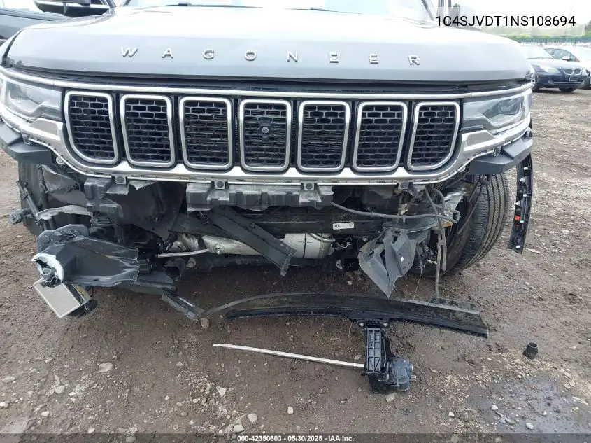 2022 Jeep Wagoneer Series Iii 4X4 VIN: 1C4SJVDT1NS108694 Lot: 42350603