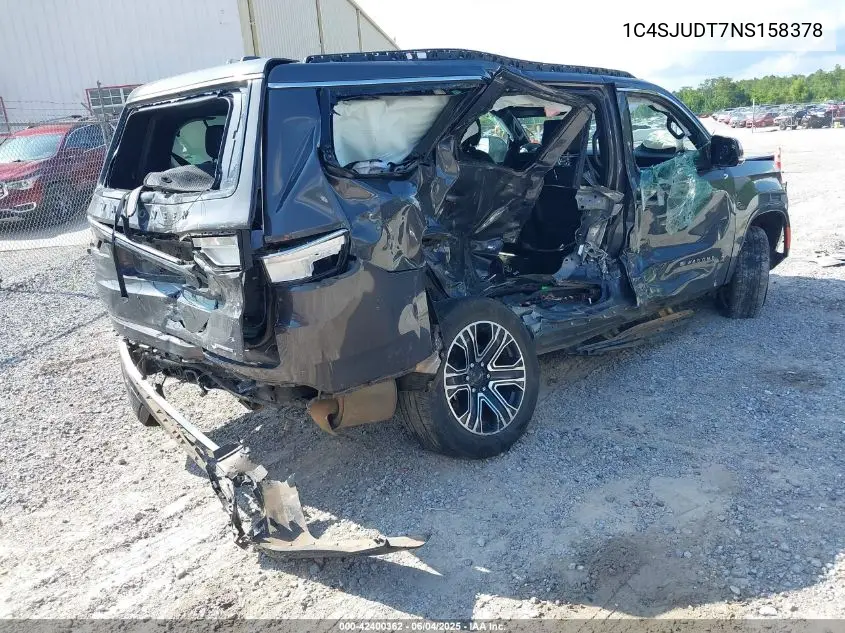2022 Jeep Wagoneer Series Iii 4X2 VIN: 1C4SJUDT7NS158378 Lot: 42400362
