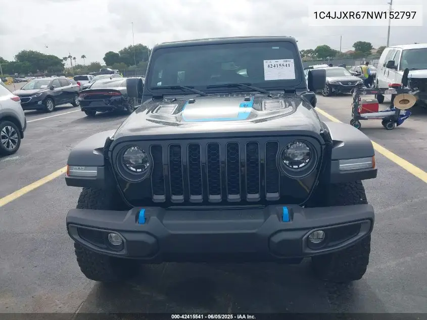 2022 Jeep Wrangler 4Xe Unlimited Rubicon 4X4 VIN: 1C4JJXR67NW152797 Lot: 42415541
