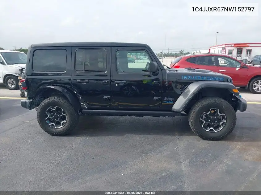 2022 Jeep Wrangler 4Xe Unlimited Rubicon 4X4 VIN: 1C4JJXR67NW152797 Lot: 42415541