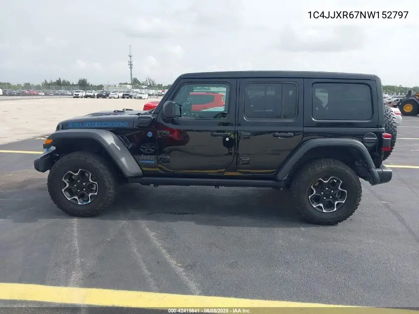 2022 Jeep Wrangler 4Xe Unlimited Rubicon 4X4 VIN: 1C4JJXR67NW152797 Lot: 42415541