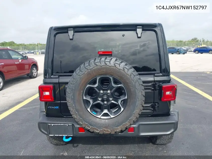 2022 Jeep Wrangler 4Xe Unlimited Rubicon 4X4 VIN: 1C4JJXR67NW152797 Lot: 42415541