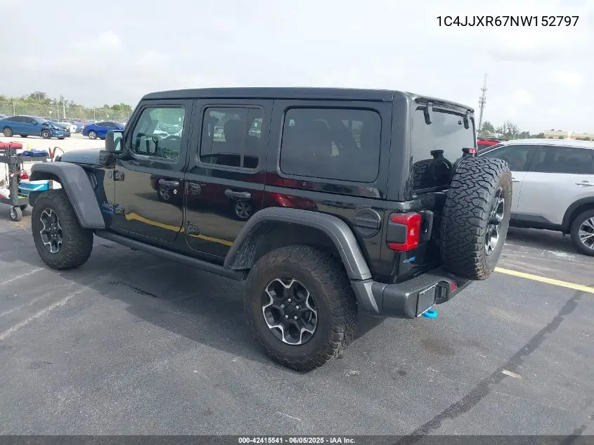 2022 Jeep Wrangler 4Xe Unlimited Rubicon 4X4 VIN: 1C4JJXR67NW152797 Lot: 42415541