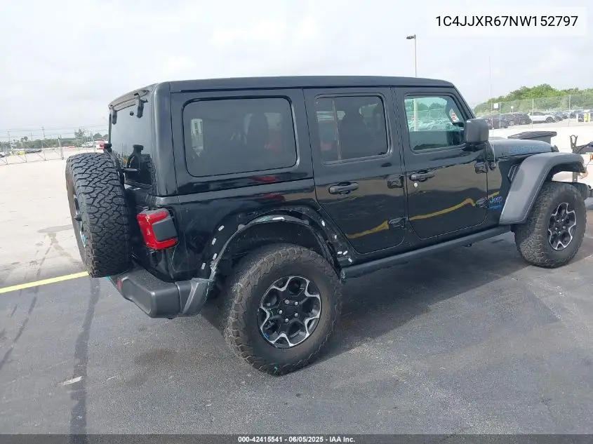2022 Jeep Wrangler 4Xe Unlimited Rubicon 4X4 VIN: 1C4JJXR67NW152797 Lot: 42415541