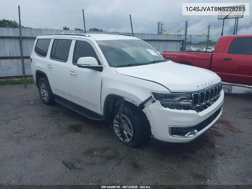 2022 Jeep Wagoneer Series I 4X4 VIN: 1C4SJVAT8NS228285 Lot: 42456140