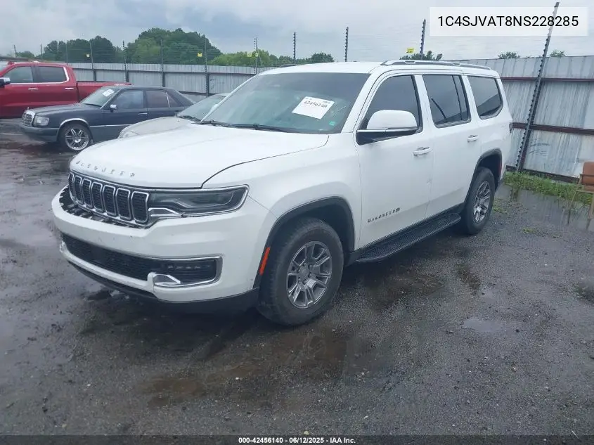 2022 Jeep Wagoneer Series I 4X4 VIN: 1C4SJVAT8NS228285 Lot: 42456140
