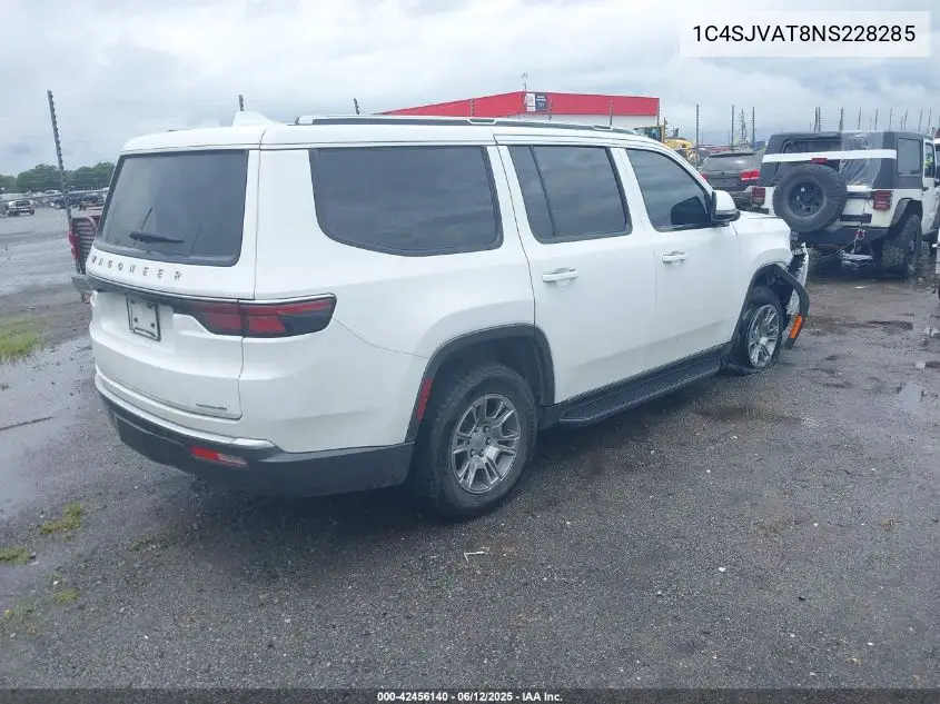 2022 Jeep Wagoneer Series I 4X4 VIN: 1C4SJVAT8NS228285 Lot: 42456140