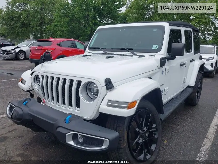 2022 Jeep Wrangler 4Xe Unlimited Sahara 4X4 VIN: 1C4JJXP69NW229124 Lot: 42525560
