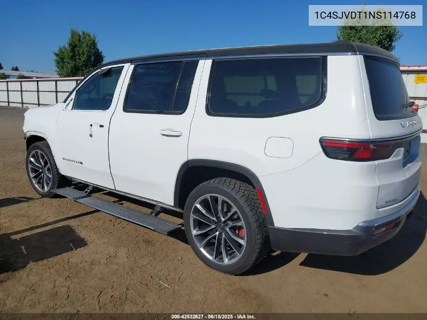 2022 Jeep Wagoneer Series Iii 4X4 VIN: 1C4SJVDT1NS114768 Lot: 42532627