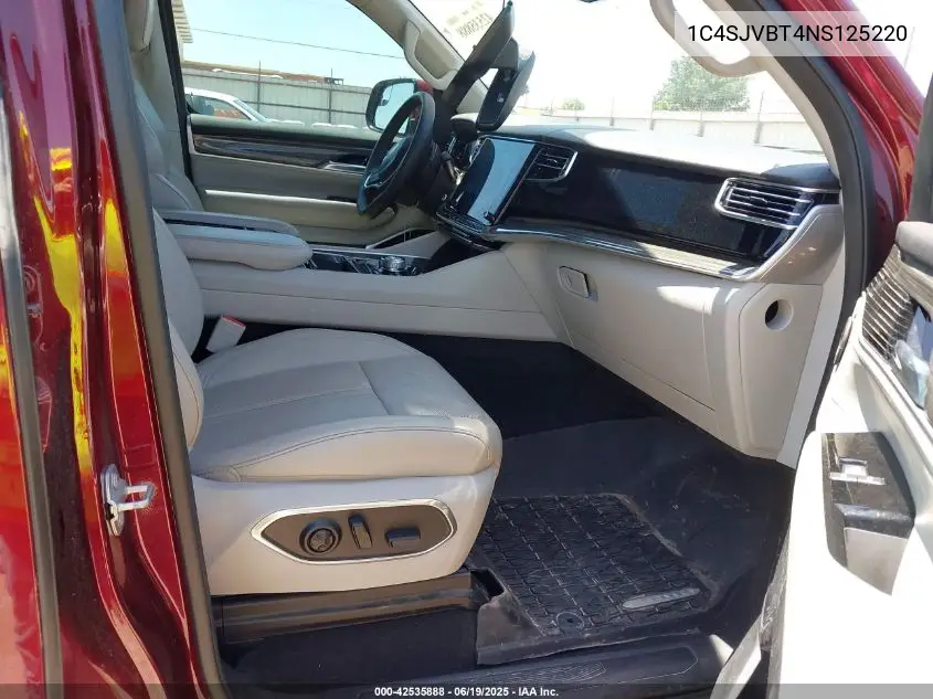 2022 Jeep Wagoneer Series Ii VIN: 1C4SJVBT4NS125220 Lot: 42535888