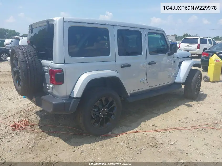 2022 Jeep Wrangler 4Xe Unlimited Sahara 4X4 VIN: 1C4JJXP69NW229978 Lot: 42579990