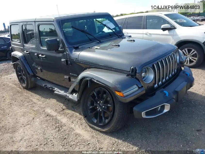 2023 Jeep Wrangler 4Xe Sahara 4X4 VIN: 1C4JJXP69PW684803 Lot: 42214320