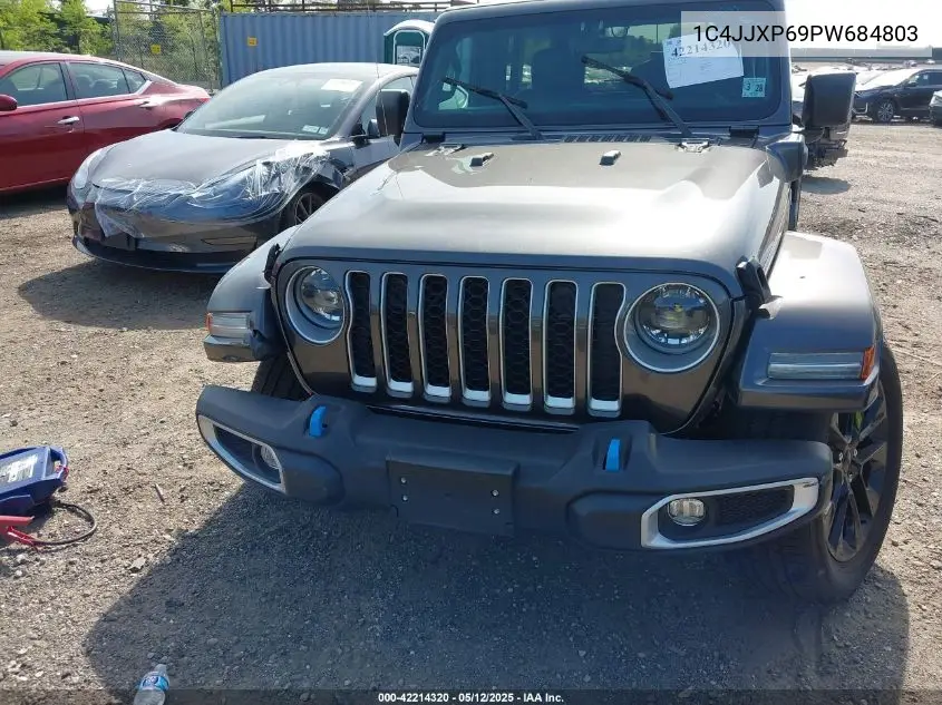 2023 Jeep Wrangler 4Xe Sahara 4X4 VIN: 1C4JJXP69PW684803 Lot: 42214320
