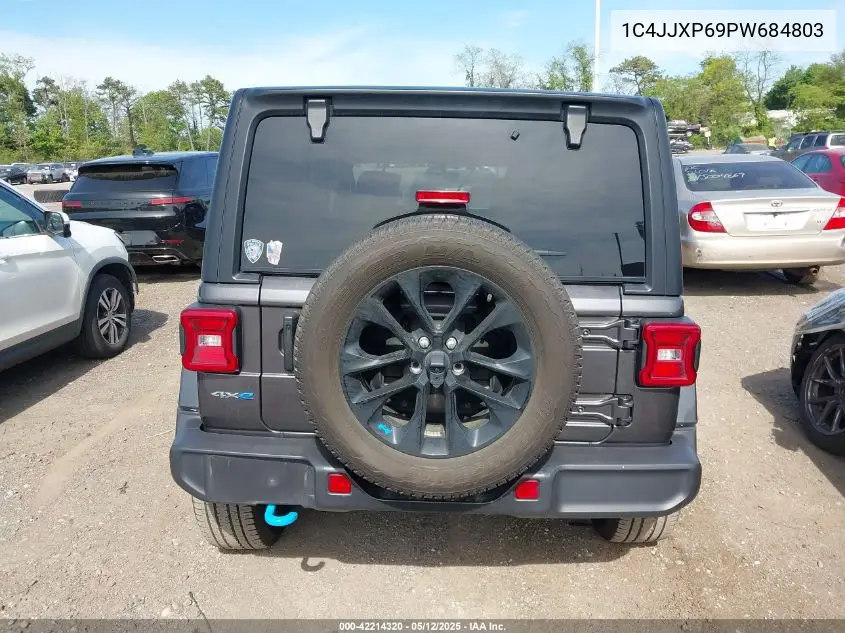 2023 Jeep Wrangler 4Xe Sahara 4X4 VIN: 1C4JJXP69PW684803 Lot: 42214320