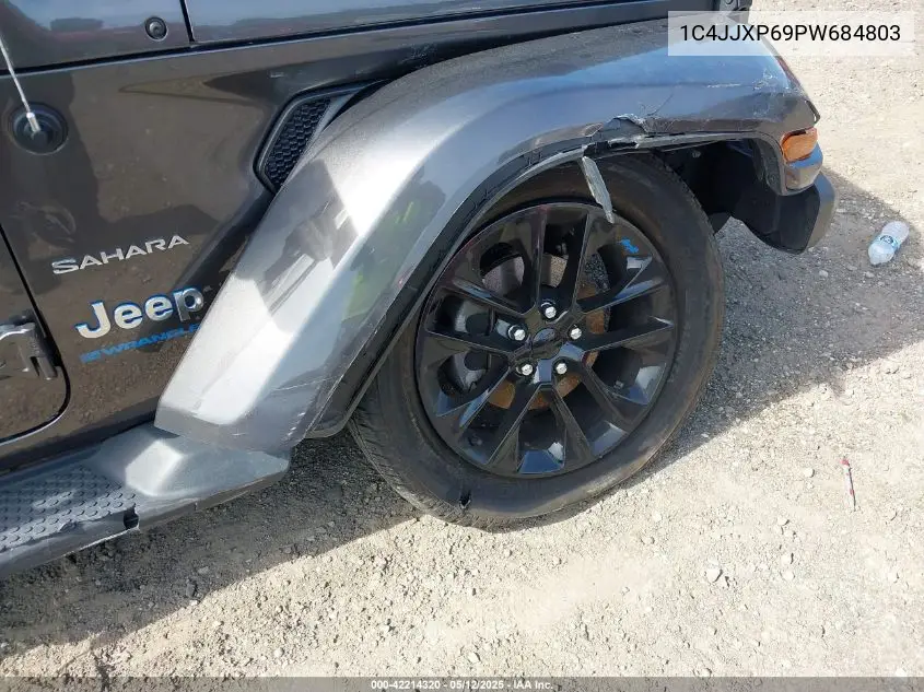 2023 Jeep Wrangler 4Xe Sahara 4X4 VIN: 1C4JJXP69PW684803 Lot: 42214320