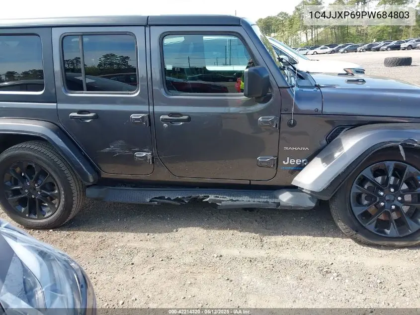 2023 Jeep Wrangler 4Xe Sahara 4X4 VIN: 1C4JJXP69PW684803 Lot: 42214320