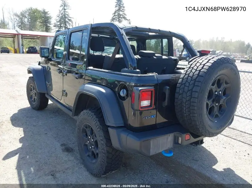 2023 Jeep Wrangler 4Xe 4X4 VIN: 1C4JJXN68PW628970 Lot: 42236528