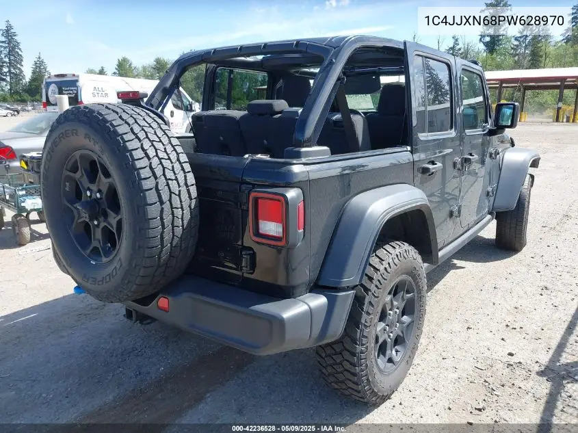 2023 Jeep Wrangler 4Xe 4X4 VIN: 1C4JJXN68PW628970 Lot: 42236528