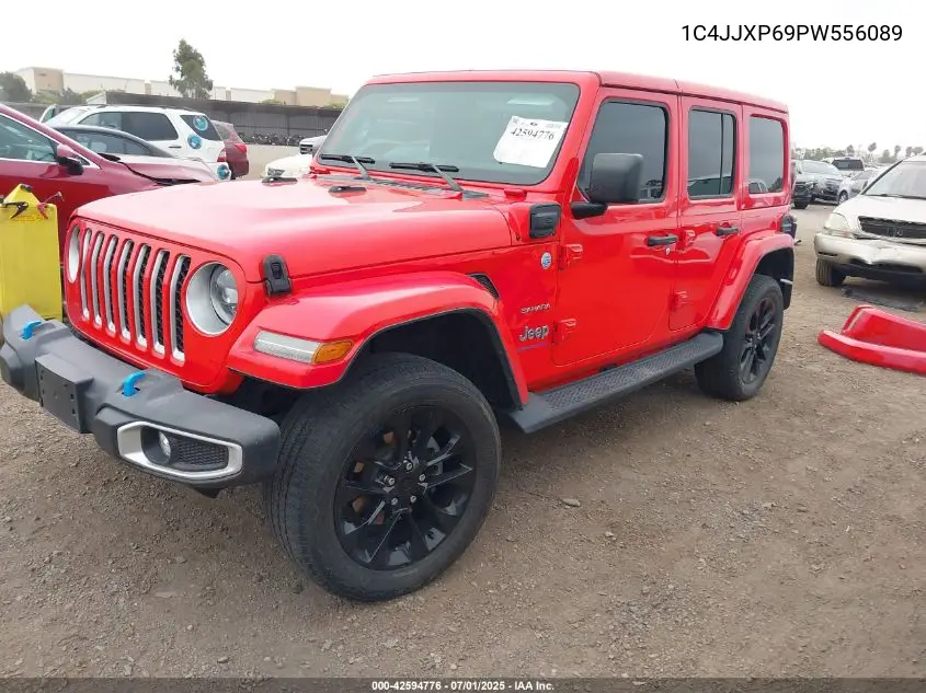 2023 Jeep Wrangler 4Xe Sahara 4X4 VIN: 1C4JJXP69PW556089 Lot: 42594776