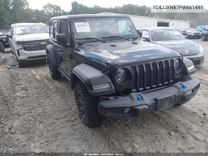 2023 Jeep Wrangler 4Xe 4X4 VIN: 1C4JJXN67PW661491 Lot: 42624991