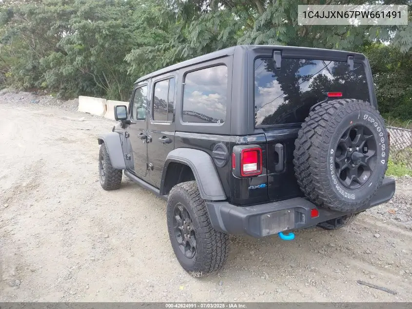 2023 Jeep Wrangler 4Xe 4X4 VIN: 1C4JJXN67PW661491 Lot: 42624991