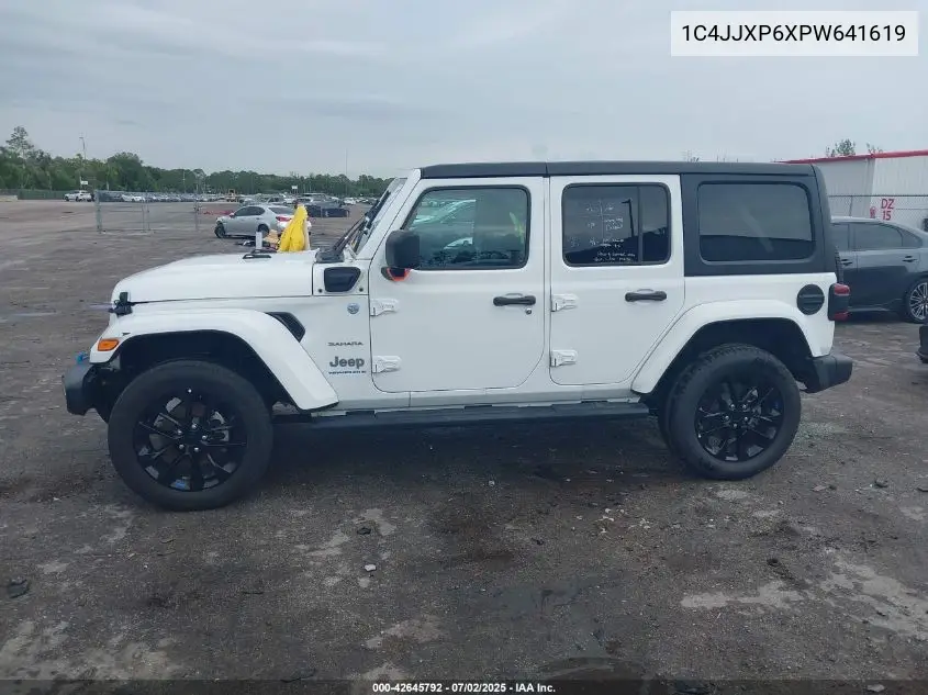 2023 Jeep Wrangler 4Xe Sahara 4X4 VIN: 1C4JJXP6XPW641619 Lot: 42645792