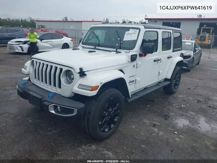 2023 Jeep Wrangler 4Xe Sahara 4X4 VIN: 1C4JJXP6XPW641619 Lot: 42645792