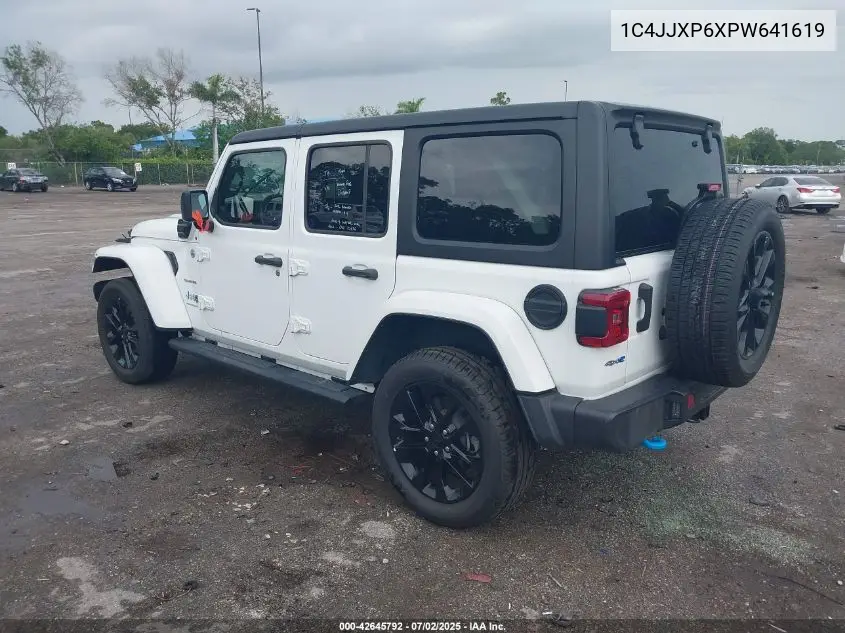2023 Jeep Wrangler 4Xe Sahara 4X4 VIN: 1C4JJXP6XPW641619 Lot: 42645792