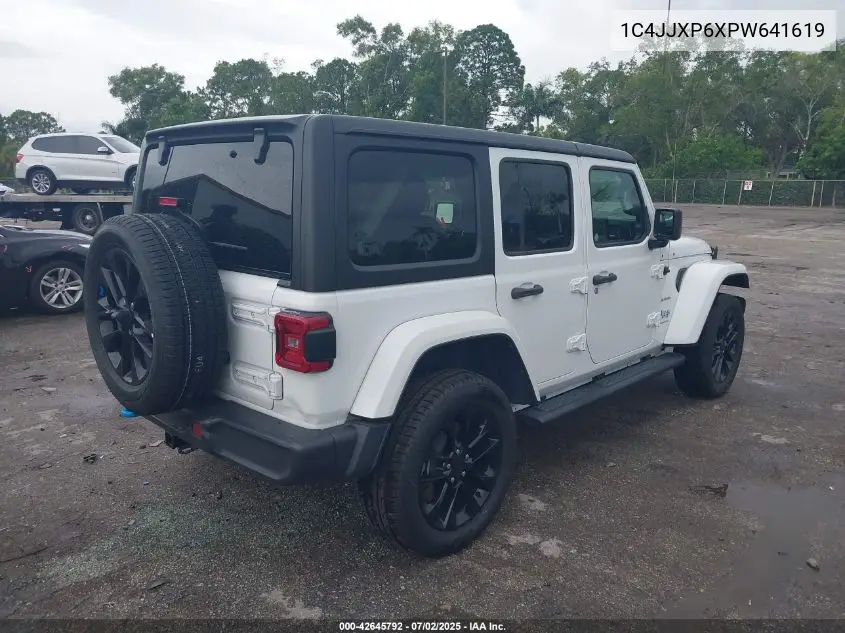 2023 Jeep Wrangler 4Xe Sahara 4X4 VIN: 1C4JJXP6XPW641619 Lot: 42645792