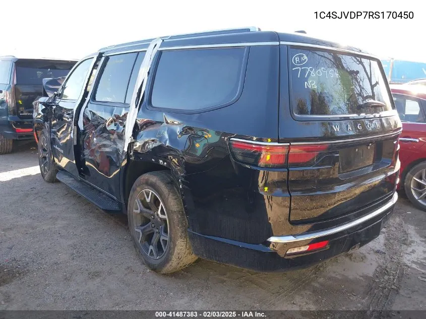 2024 Jeep Wagoneer Series Iii 4X4 VIN: 1C4SJVDP7RS170450 Lot: 41487383