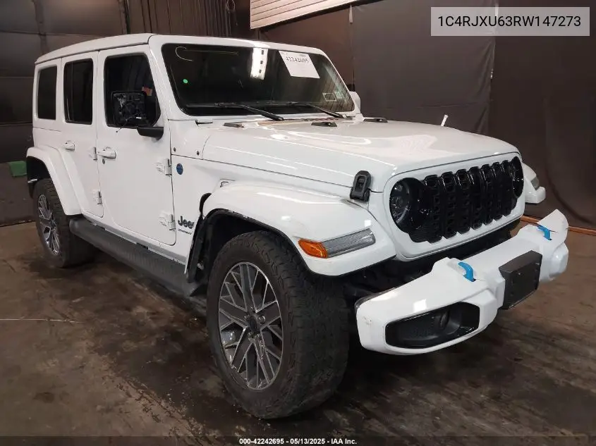 2024 Jeep Wrangler 4Xe Summit 4Xe VIN: 1C4RJXU63RW147273 Lot: 42242695
