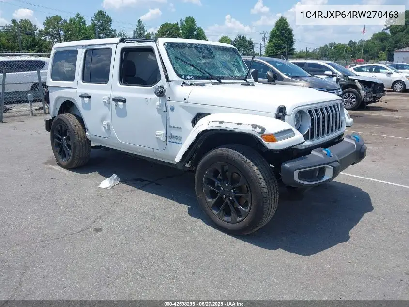 2024 Jeep Wrangler 4Xe Sahara 4Xe VIN: 1C4RJXP64RW270463 Lot: 42598295