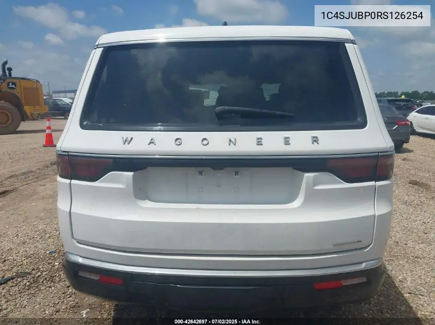 2024 Jeep Wagoneer Series Ii 4X2 VIN: 1C4SJUBP0RS126254 Lot: 42642697