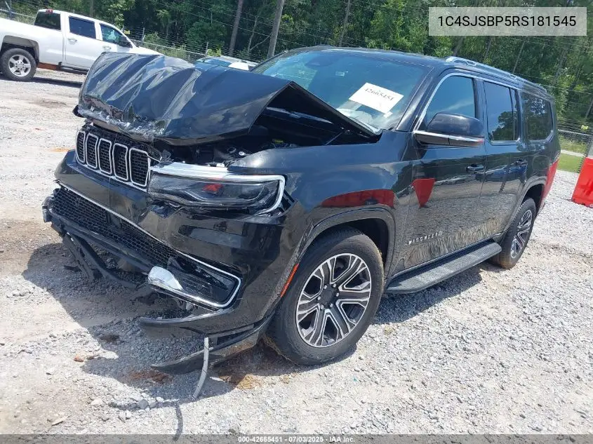 2024 Jeep Wagoneer L Series Ii 4X4 VIN: 1C4SJSBP5RS181545 Lot: 42665451