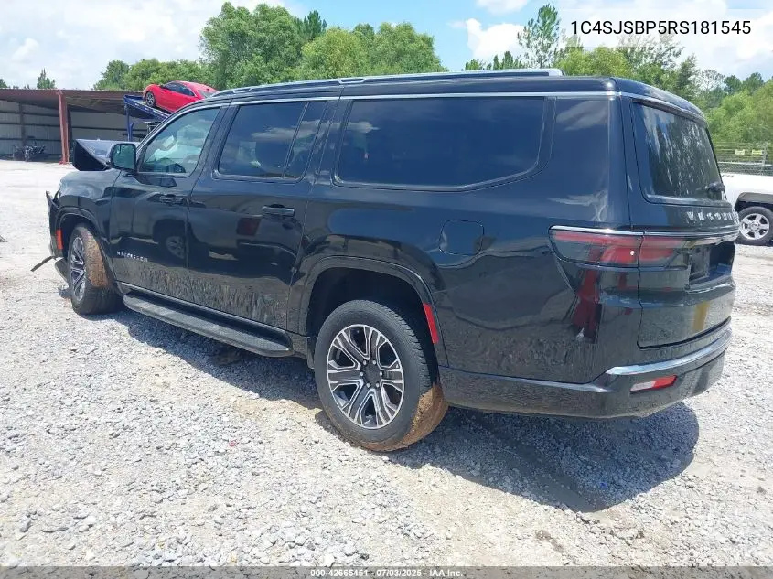 2024 Jeep Wagoneer L Series Ii 4X4 VIN: 1C4SJSBP5RS181545 Lot: 42665451