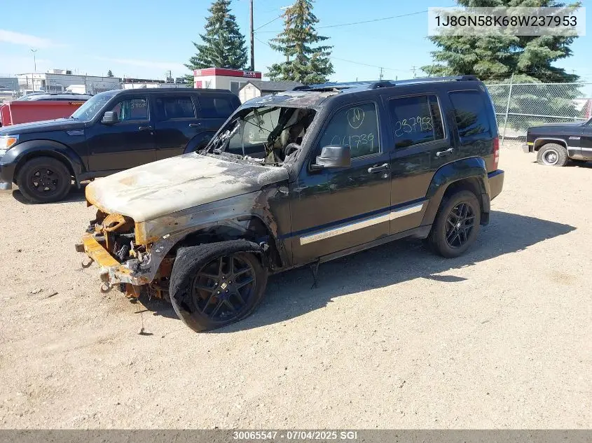 2008 Jeep Liberty Limited VIN: 1J8GN58K68W237953 Lot: 30065547