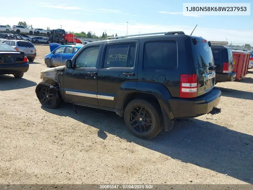 2008 Jeep Liberty Limited VIN: 1J8GN58K68W237953 Lot: 30065547