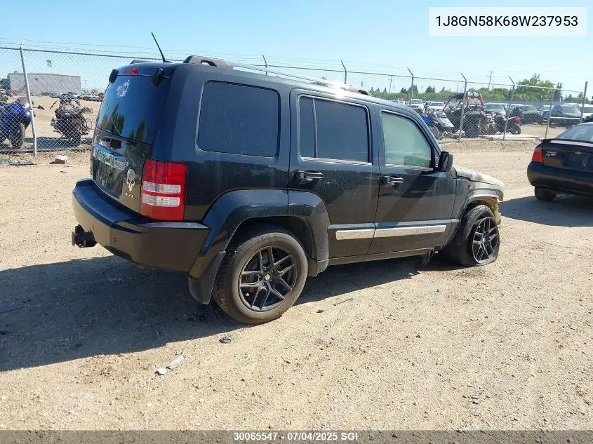2008 Jeep Liberty Limited VIN: 1J8GN58K68W237953 Lot: 30065547