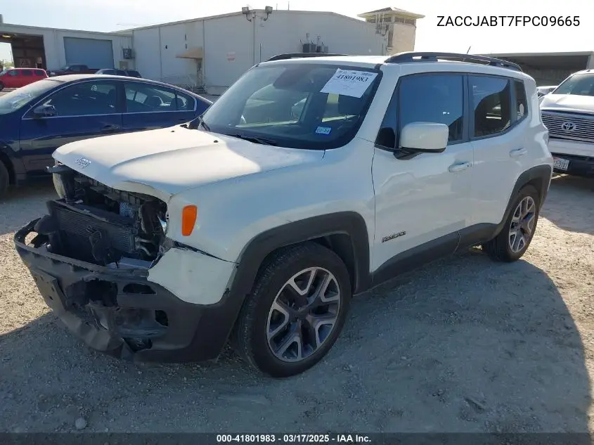 2015 Jeep Renegade Latitude VIN: ZACCJABT7FPC09665 Lot: 41801983